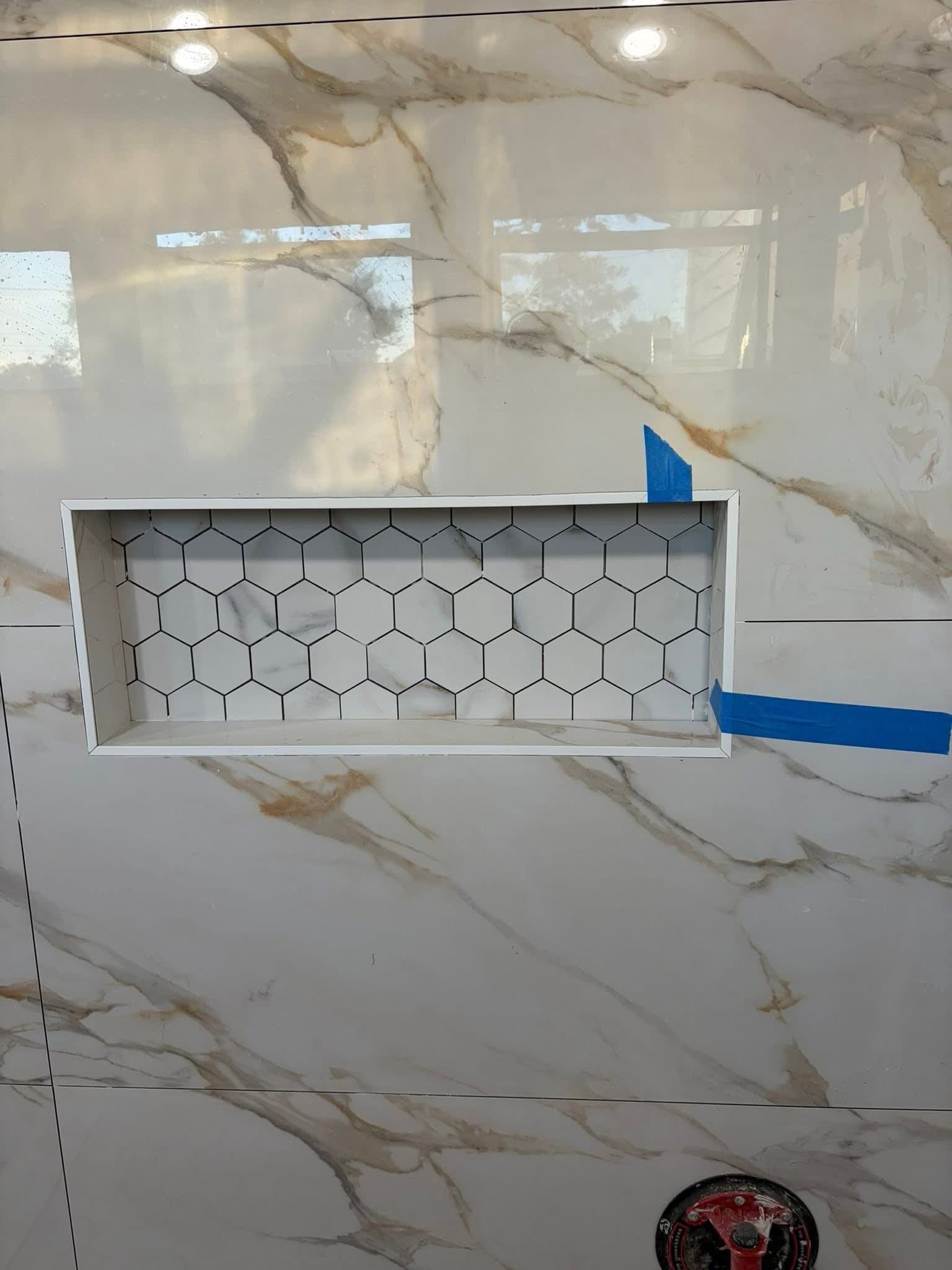 Tub-to-Shower Conversion with Frameless Glass & Rain Head