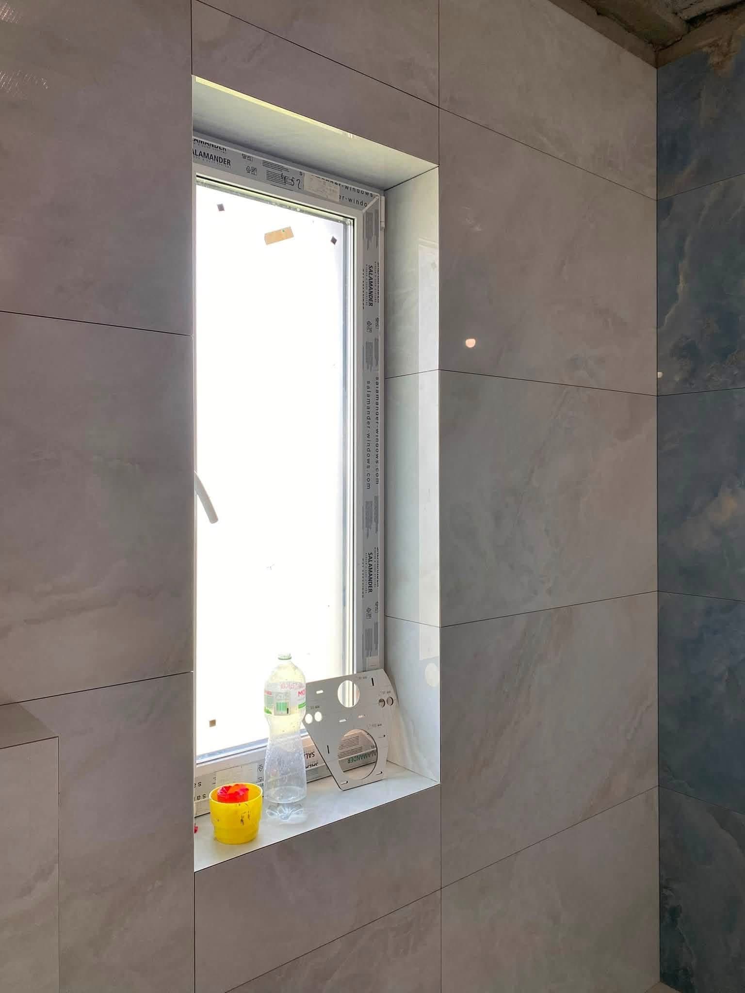 Large Porcelain Entry Landing & Exterior Step Risers